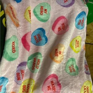 Colorful Heart Print Fabric